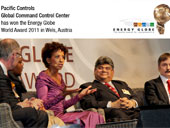 Pacific Controls Global Command Control Center has won the Energy Globe World Award 2011