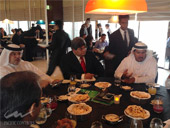 Pacific Controls & Etisalat annual sales award at the Armani Hotel, Burj Khalifa 