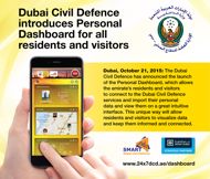 Dubai Civil Defence launches personal dashboard for all residents and visitors at Gitex 2015
