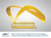 Pacific Controls wins the Middle East’s most prestigious “Mohammed bin Rashid Al Maktoum Business Award 2013” 