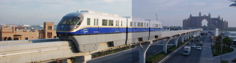 The Palm Jumeirah Monorail 